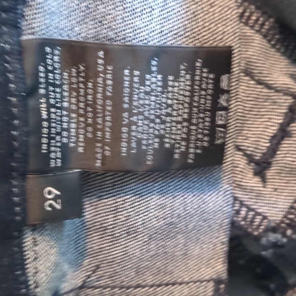 J.Brand Willia Inkwell Denim Pencil Skirt - Picture 6 of 7